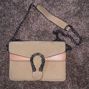 Nude Crossbody Bag